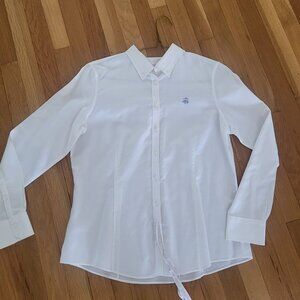 WOMAN'S BROOKS BROTHERS Non-Iron 100%Cotton Tailored Fit White Oxford